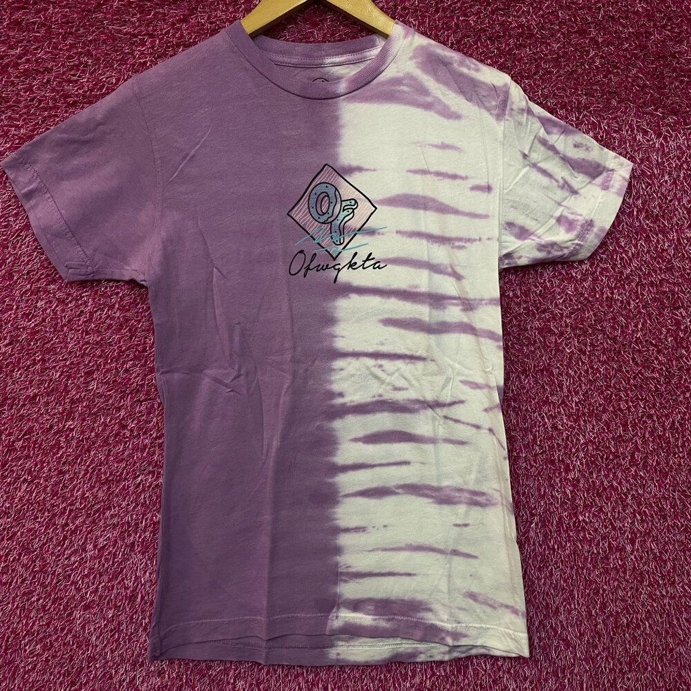 Odd Future Split Dye Tie Dye Hip Hop Tshirt size XS